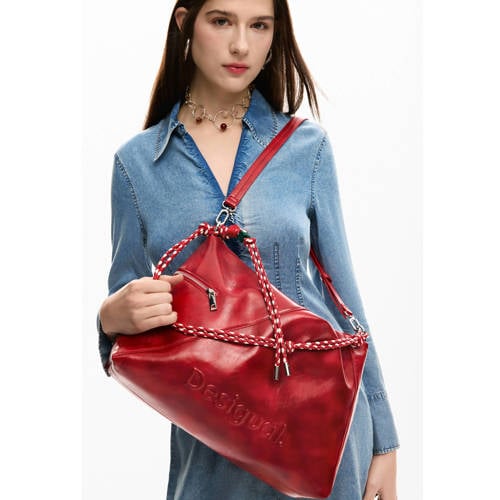 Desigual schoudertas rood afbeelding