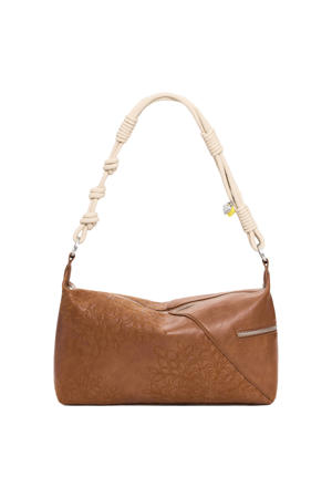 schoudertas cognac
