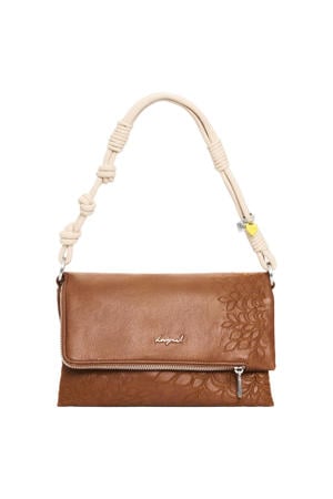 schoudertas cognac