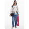 Desigual gebloemde blouse wit