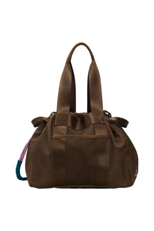 nylon shopper donkerbruin