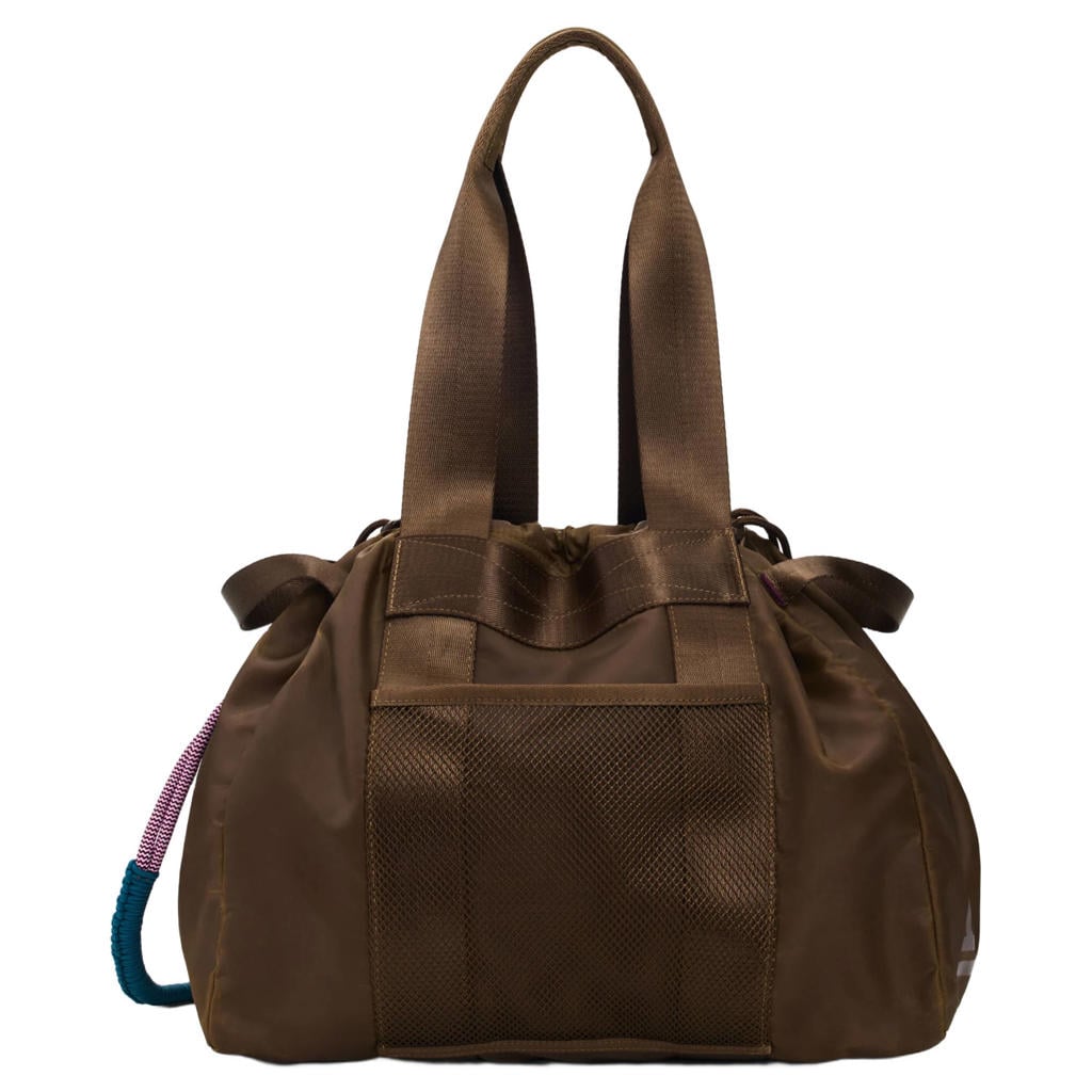 Desigual nylon shopper donkerbruin