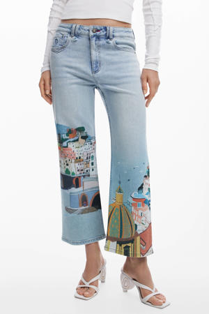 tapered jeans light blue denim