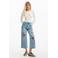 Desigual straight leg jeans medium blue denim