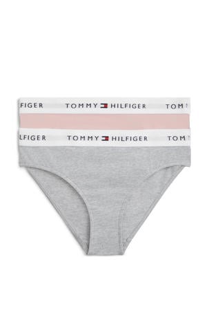 slip - roze/grijs melange (set van 2)
