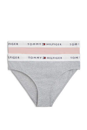 slip - roze/grijs melange (set van 2)