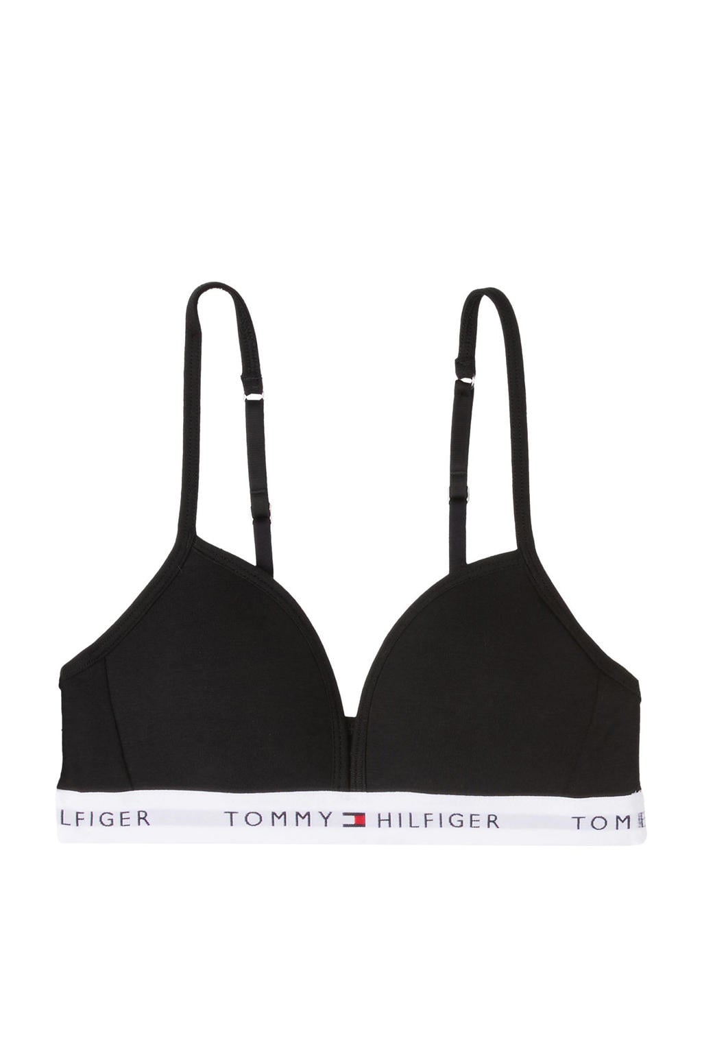 Tommy Hilfiger voorgevormde tiener bh zwart