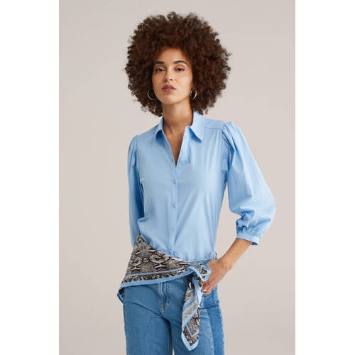 WE Fashion blouse lichtblauw afbeelding
