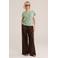 WE Fashion top lichtgroen broderie
