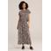 WE Fashion A-lijn rok met paisley print bruin