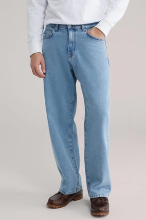 barrel jeans mid blue