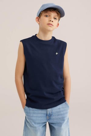 tanktop donkerblauw