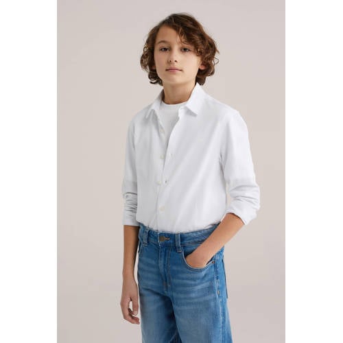 WE Fashion overhemd wit afbeelding