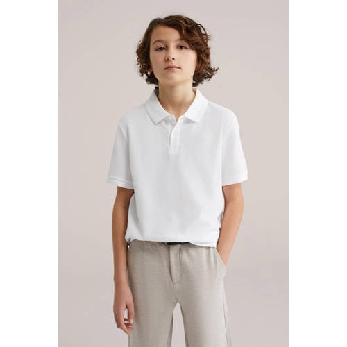 WE Fashion polo wit afbeelding