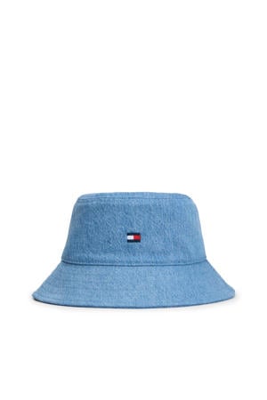 denim bucket hat lichtblauw