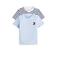 Tommy Hilfiger baby t-shirt - lichtblauw/wit (set van 2)