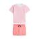 Tommy Hilfiger T-shirt + korte broek roze/wit