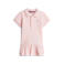 Tommy Hilfiger korte pique jurk roze