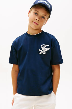 T-shirt donkerblauw