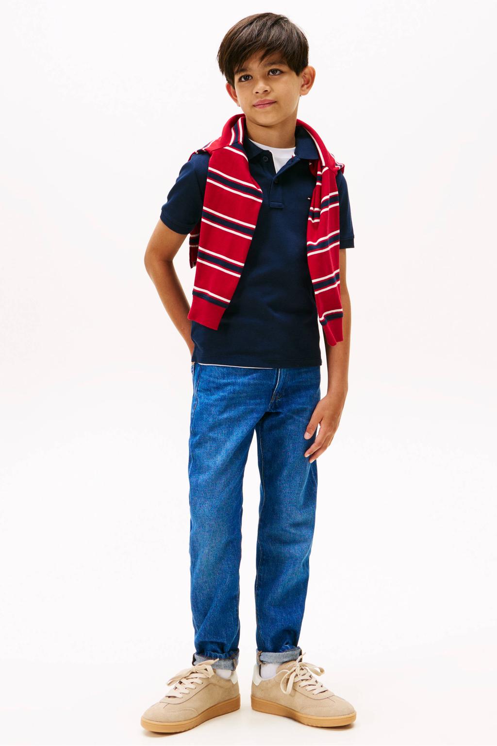 Tommy Hilfiger polo donkerblauw