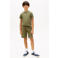 Tommy Hilfiger T-shirt + korte broek army groen