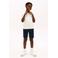 Tommy Hilfiger wide leg sweatshort donkerblauw