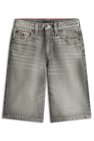 short grey denim