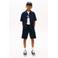 Tommy Hilfiger bermuda short donkerblauw seersucker