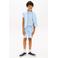 Tommy Hilfiger T-shirt + korte broek lichtblauw