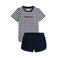 Tommy Hilfiger T-shirt + sweatshort donkerblauw/wit