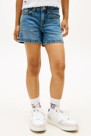 denim skinny short medium blue denim