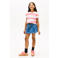 Tommy Hilfiger gestreepte T-shirt roze
