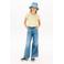 Tommy Hilfiger T-shirt rib gebreid geel/wit