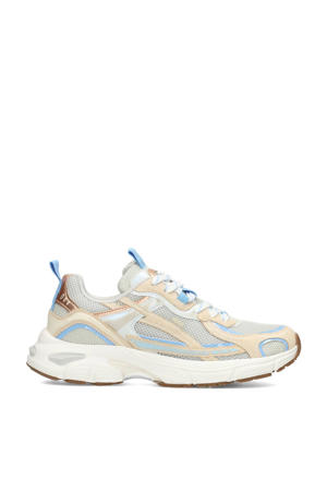 Harper chunky sneakers wit/lichtblauw