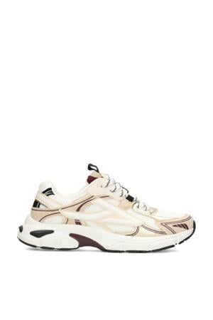 Ginny chunky sneaker beige/wit