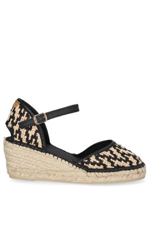 Sonia espadrilles zwart/beige