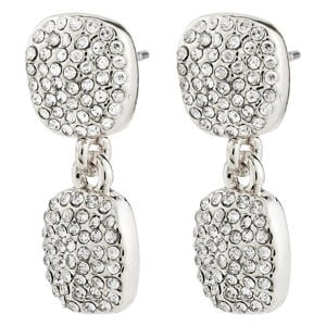 silver plated oorbellen Ember