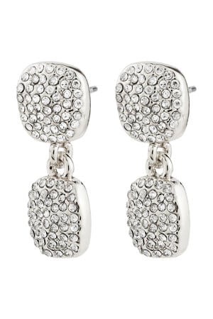 silver plated oorbellen Ember