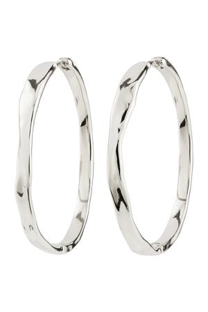 silver plated oorbellen Ember