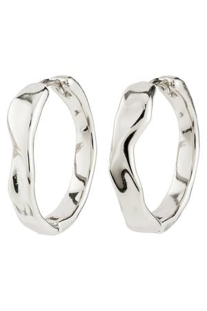 silver plated oorbellen Ember