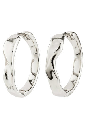 silver plated oorbellen Ember