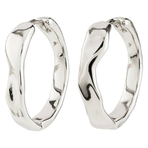 PILGRIM silver plated oorbellen Ember afbeelding