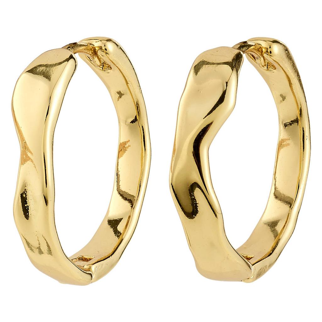 PILGRIM gold plated oorbellen Ember