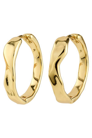 gold plated oorbellen Ember