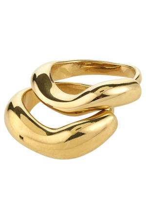 gold plated ring Callaway (set van 2)