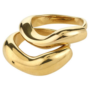 gold plated ring Callaway (set van 2)