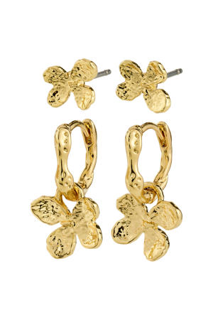 gold plated oorbellen Ajani (set van 2)