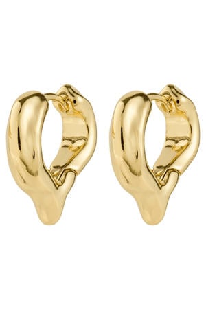 gold plated oorbellen Iris