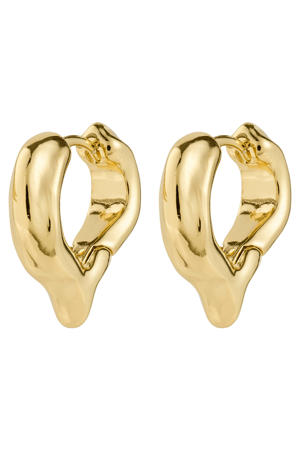 gold plated oorbellen Iris