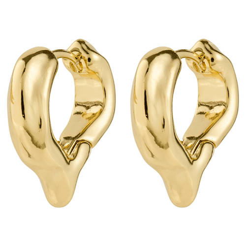 PILGRIM gold plated oorbellen Iris afbeelding